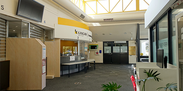 Internal reception foyer